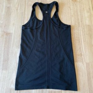 lululemon Swiftly Tech Racerback Tank, Black, Size 4, like new